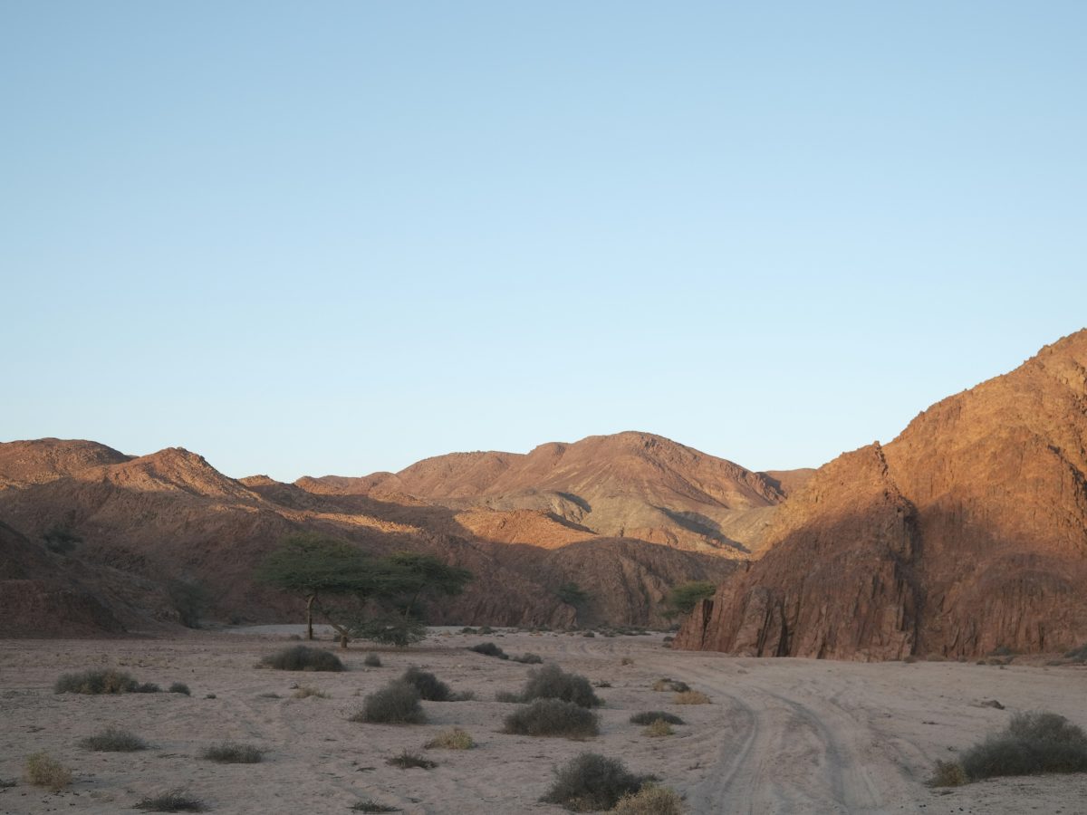 Rocky mountain landscape in Egypt’s Eastern Desert